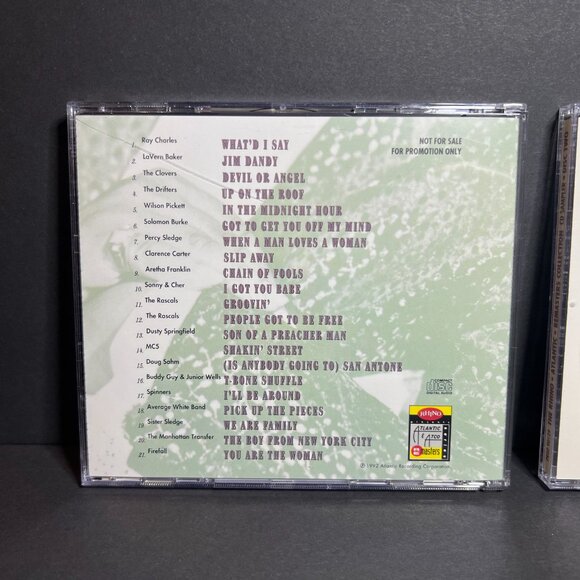 Rhino Atlantic Remasters 1992 2 Disc CD Promo Sampler Pack w/ Cardboard Sleeve - Picture 4 of 9